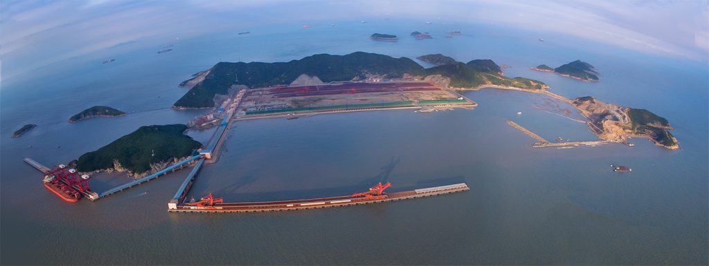 浙江舟山港衢山港區(qū)鼠浪湖島礦石中轉(zhuǎn)碼頭工程項(xiàng)目