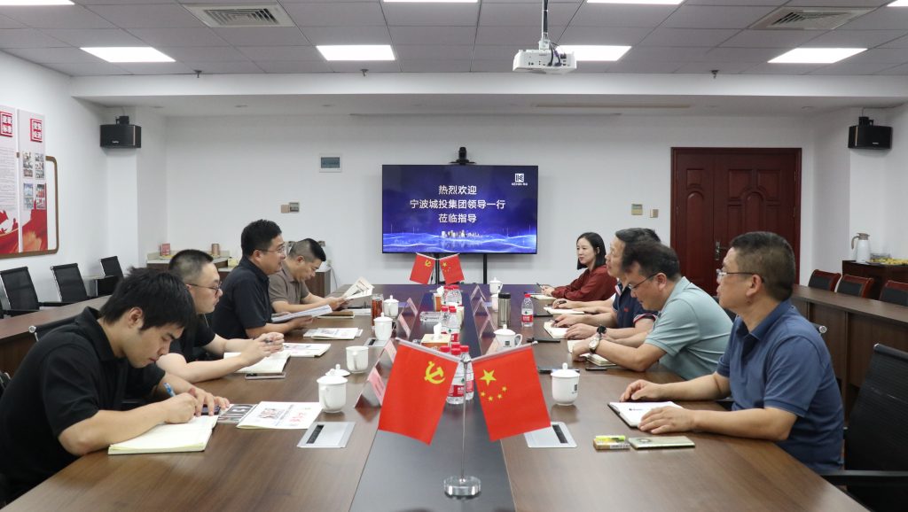資訊動(dòng)態(tài) | 寧波城建投資集團(tuán)有限公司黨委委員、副總經(jīng)理周原一行蒞臨科信調(diào)研指導(dǎo)