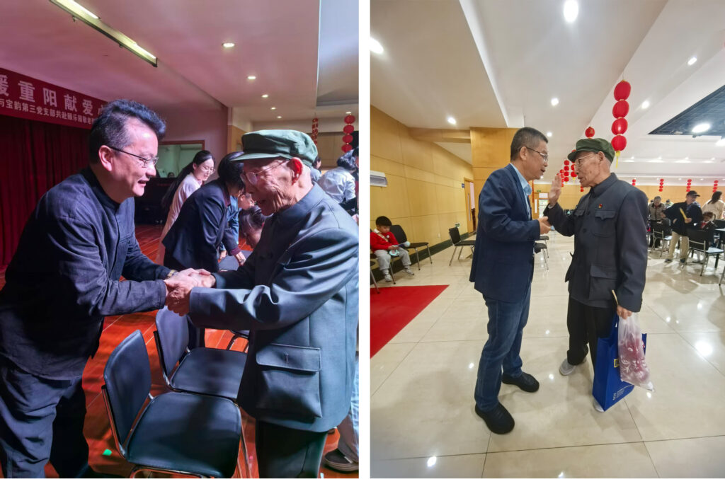 支部聯(lián)動(dòng)先鋒行 情暖重陽(yáng)獻(xiàn)愛(ài)心 | 科信聯(lián)合黨支部攜手寶韻第三黨支部共赴頤樂(lè)園敬老慰問(wèn)